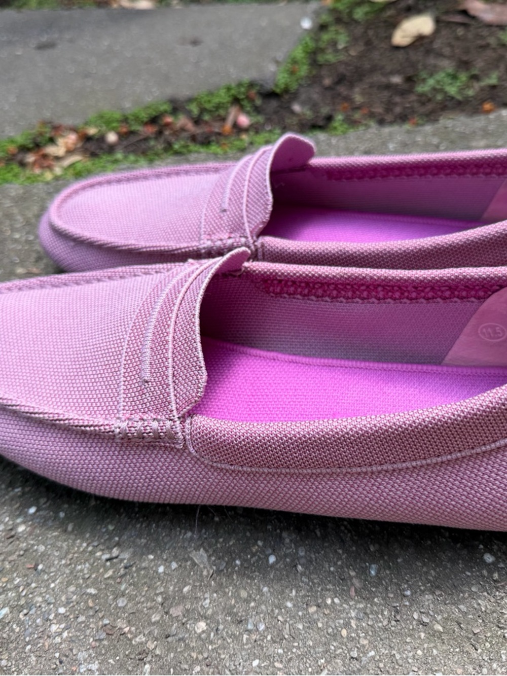 Rothy's Dusty Rose Pink Slip-On Loafers - Picture 9 of 12